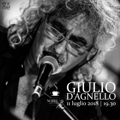 Giulio D&#039;Agnello in concerto al Nobel &#039;26. Canzoni d&#039;autore italiane e del mondo latino.