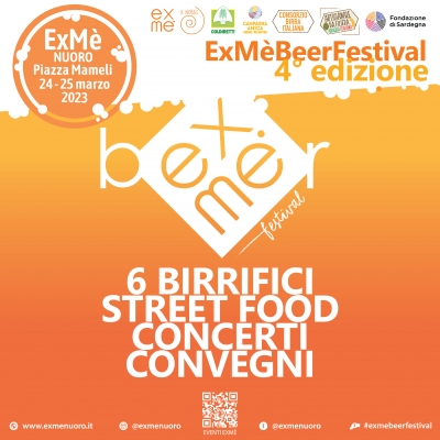 ExMè Beer Festival 2023 4° Edizione. Ritorna a Nuoro la rassegna con i birrifici artigianali.
