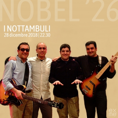 I Nottambuli in concerto al Nobel ’26. La voglia di suonare che non tramonta mai.