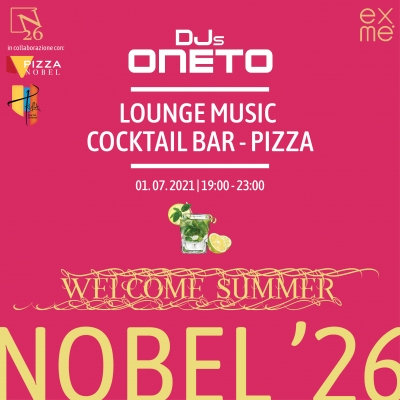 Serata Lounge Music con i DJs Oneto a partire dall&#039;aperitivo e a seguire con la pizza.