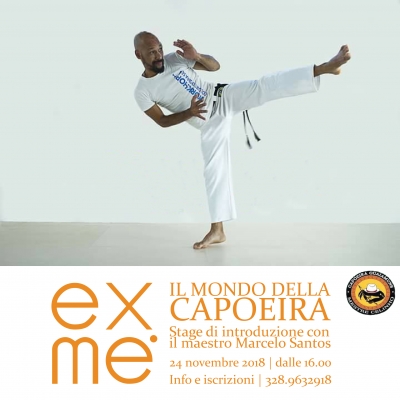 Il mondo della Capoeira: all&#039;ExMè uno stage introduttivo con il maestro Marcelo Santos.